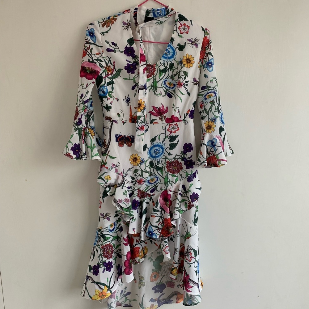 Dplay Italian Floral Dress - Picture 6 of 8